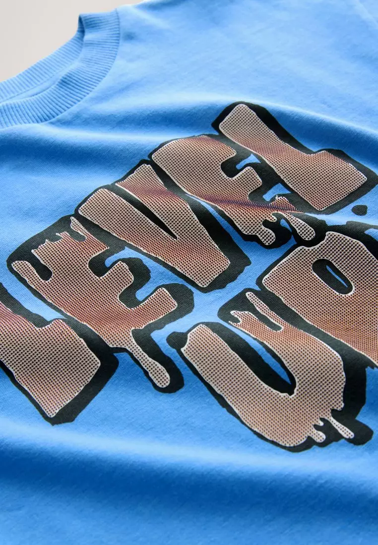 Relaxed Fit Short Sleeve Graphic Print T-Shirt