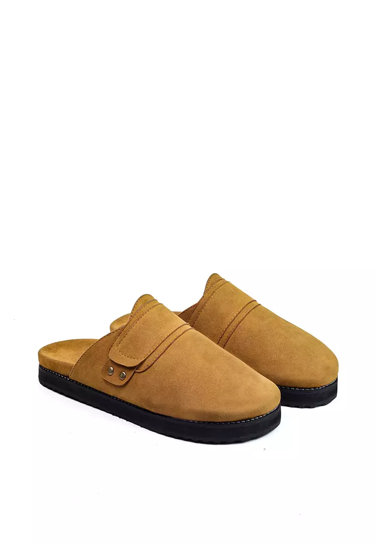 Lvnatica Anson Brown Slide Sandals