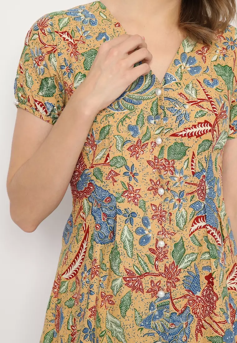 Dress Batik Tisna Brown