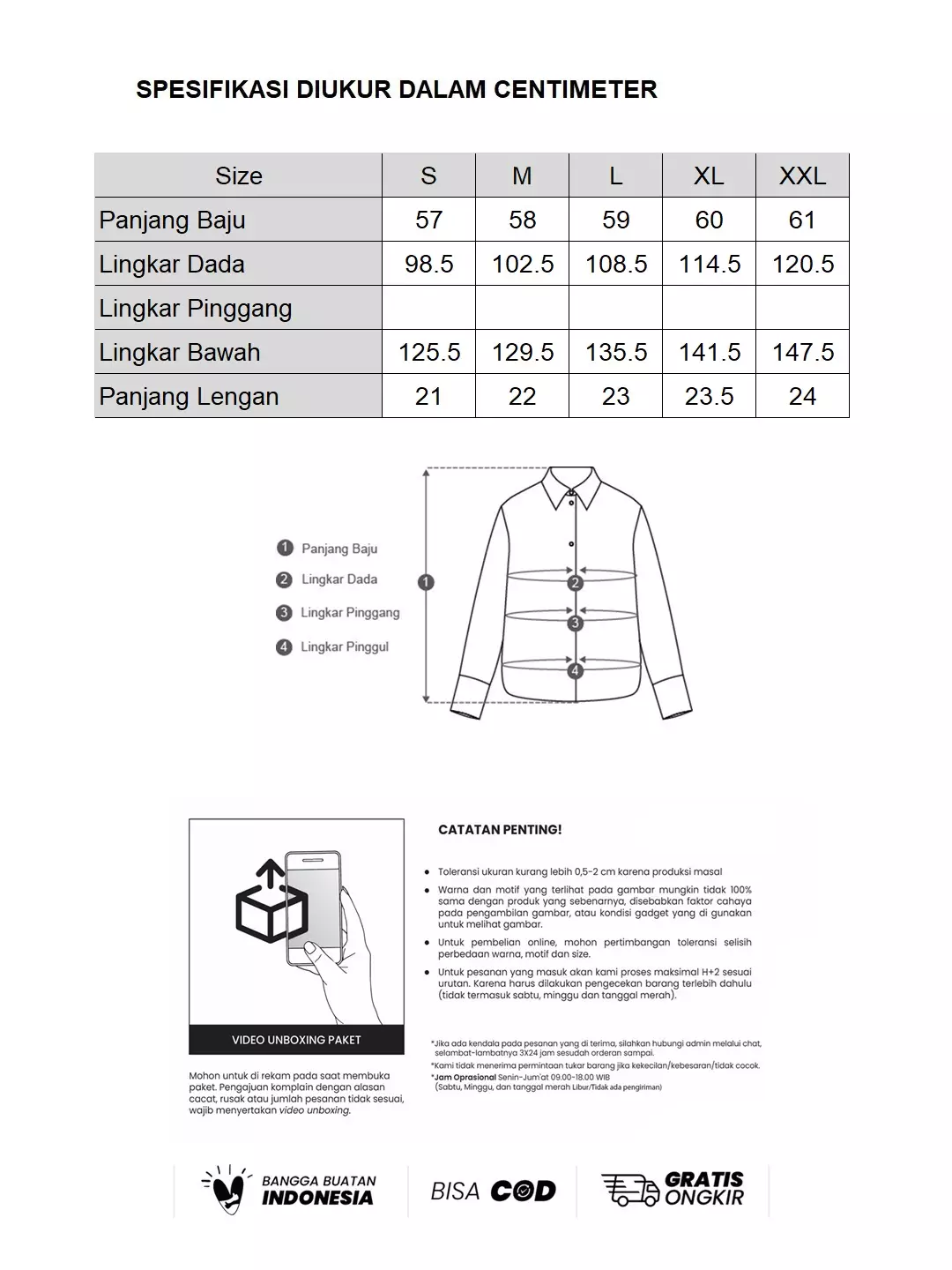 Minimal - Kana - Blouse Batik Bunga - Teracotta Colour Blue