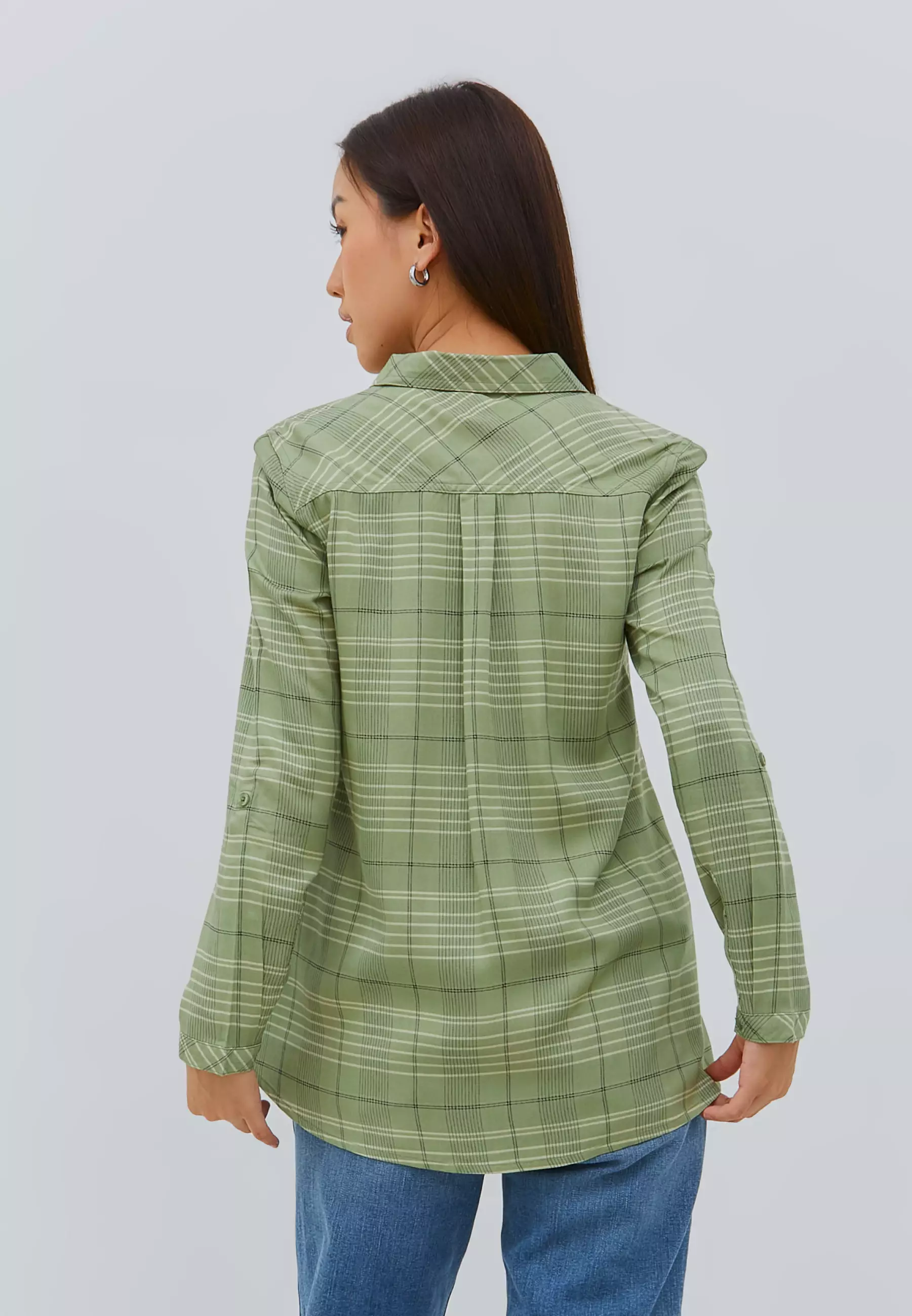Slavia Green Stripe Shirt (G.11640)