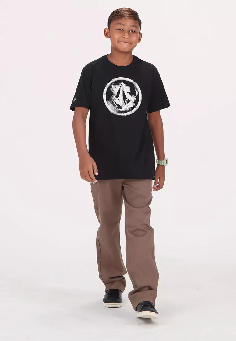 YRG CIRCLEMESS SHORT SLEEVE TEE BLACK