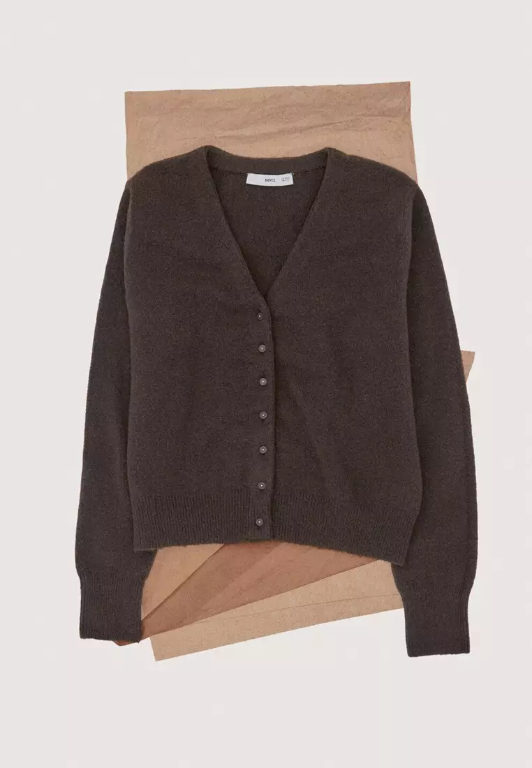 V-Neck Knitted Cardigan