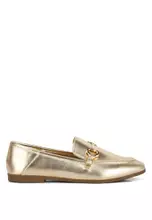 All gold loafers cheap
