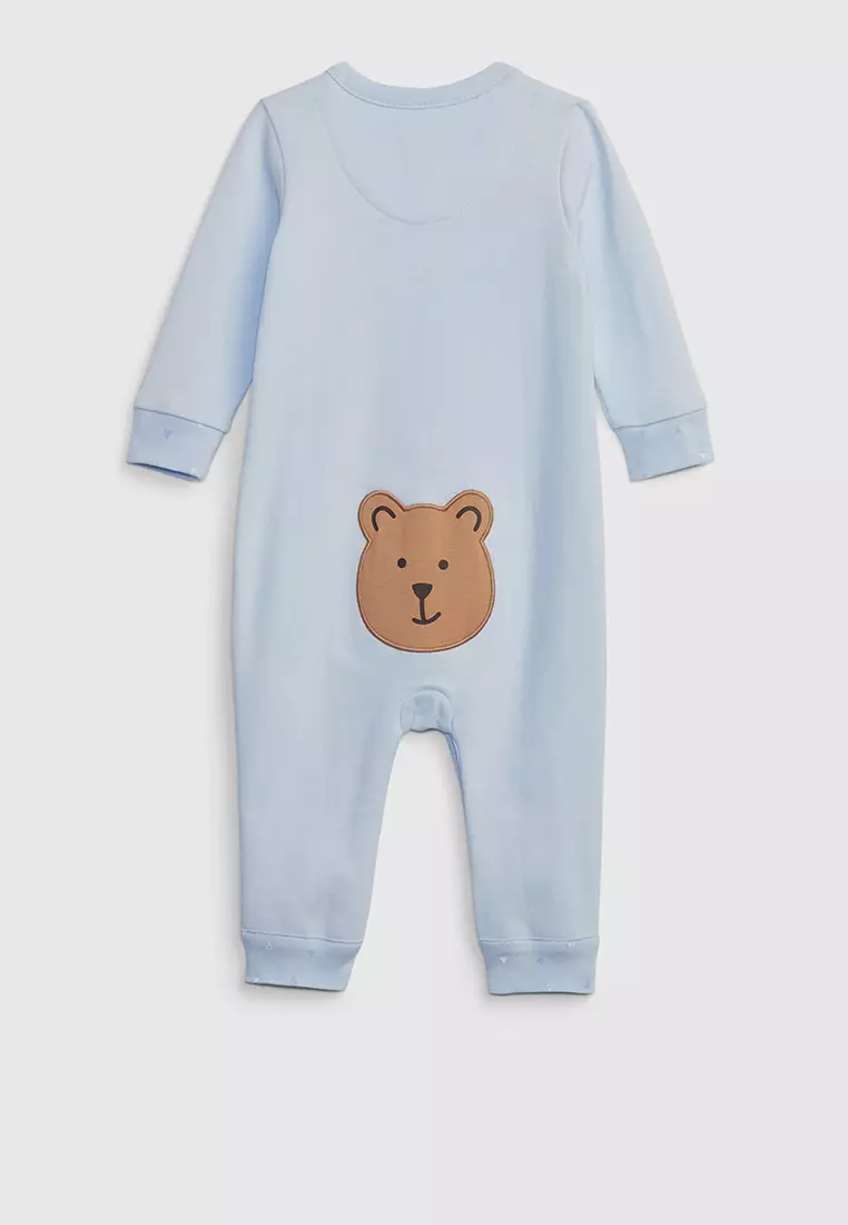 Buy GAP Cozy Bear Button Romper 2024 Online ZALORA Singapore
