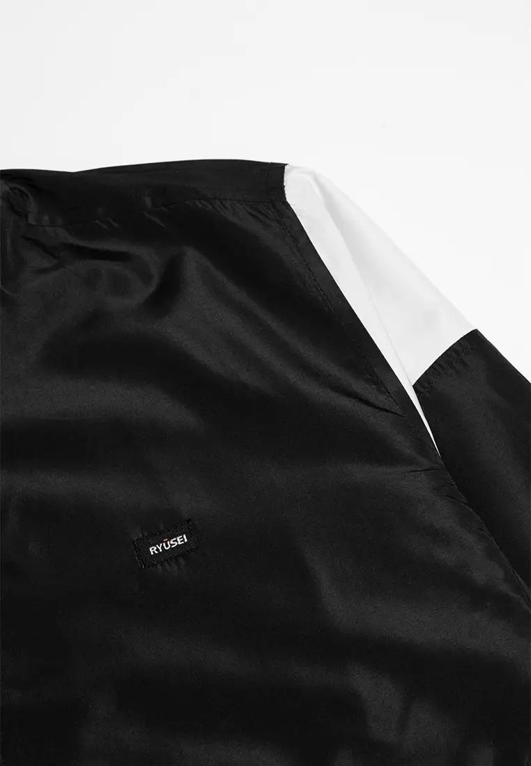 Ryusei Windbreaker Jacket Haruhiko Black - Jaket Parasut