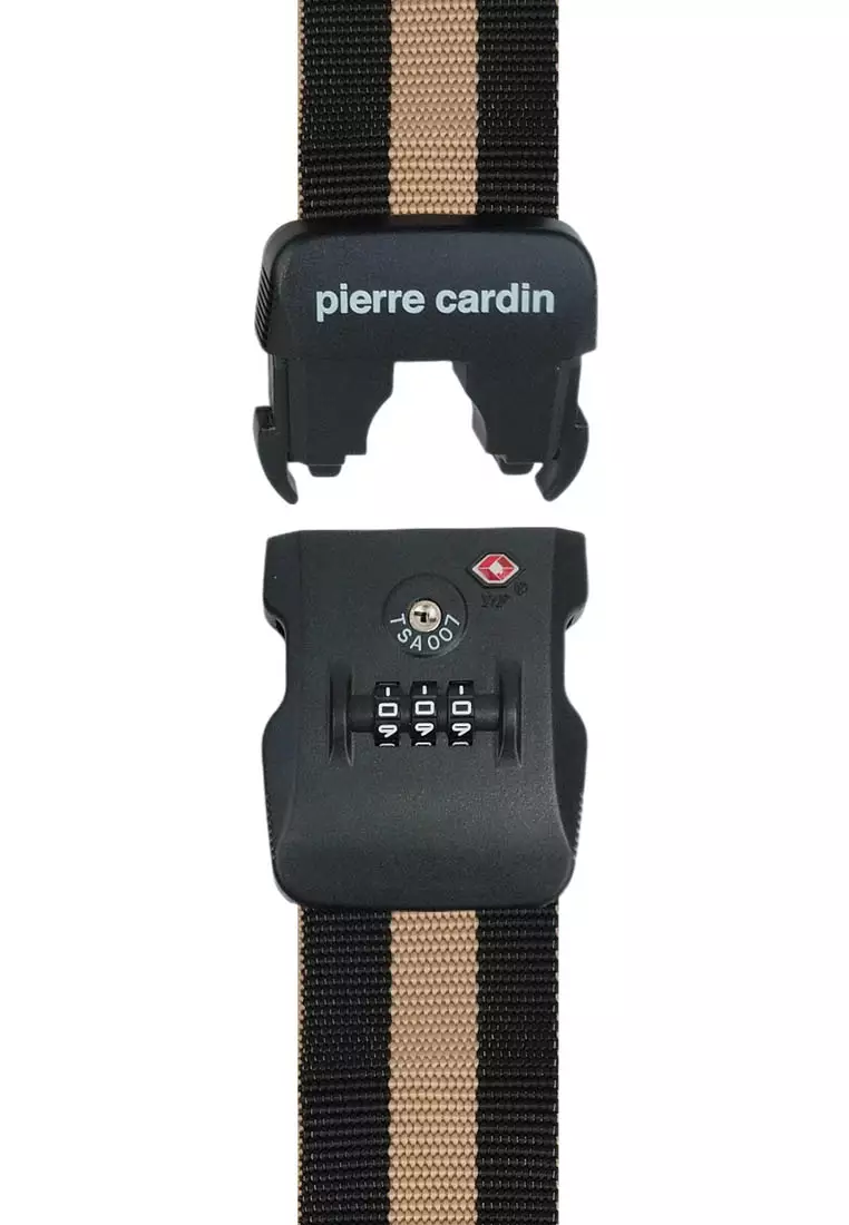 Pierre Cardin Strap Koper Travel Strap to Secure Luggage Tali Pengaman Sabuk Koper TSA