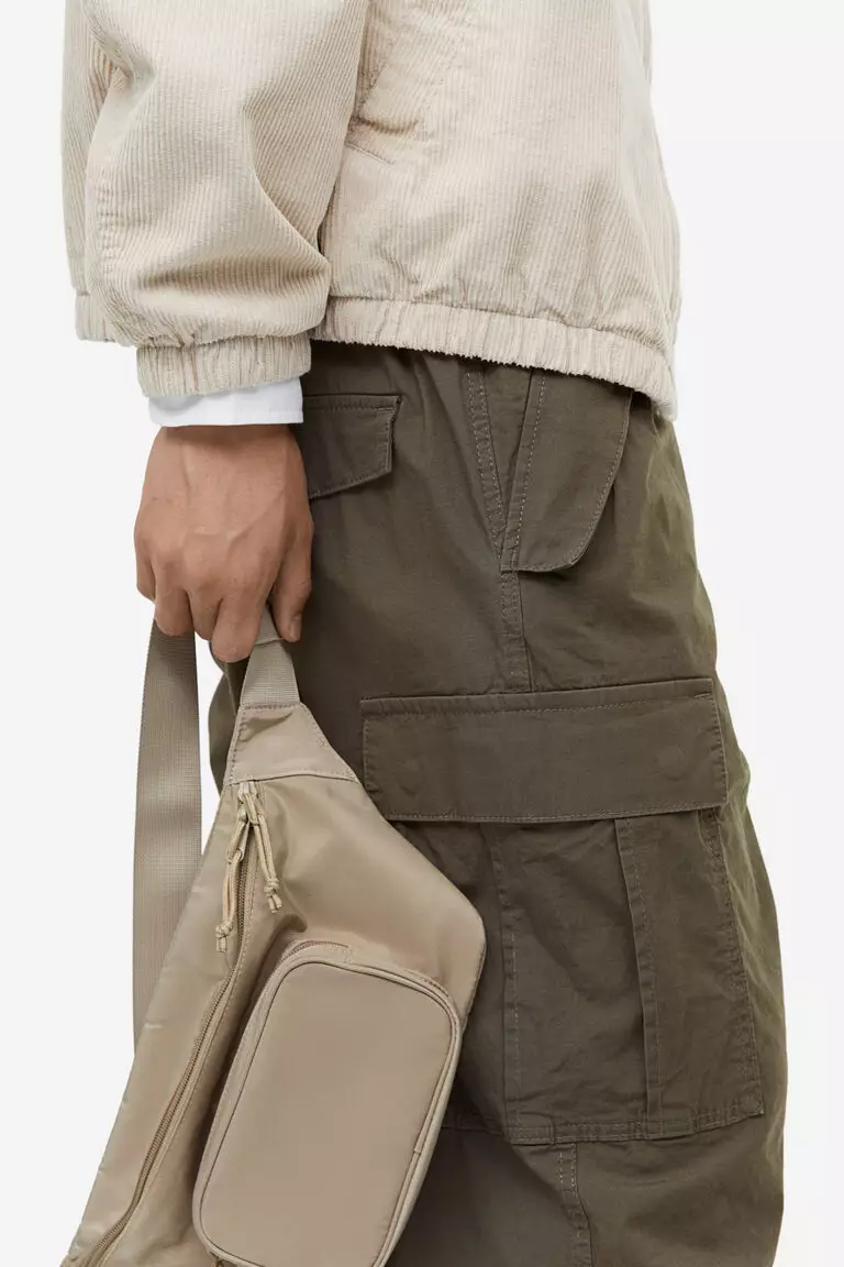 Regular Fit Ripstop cargo trousers