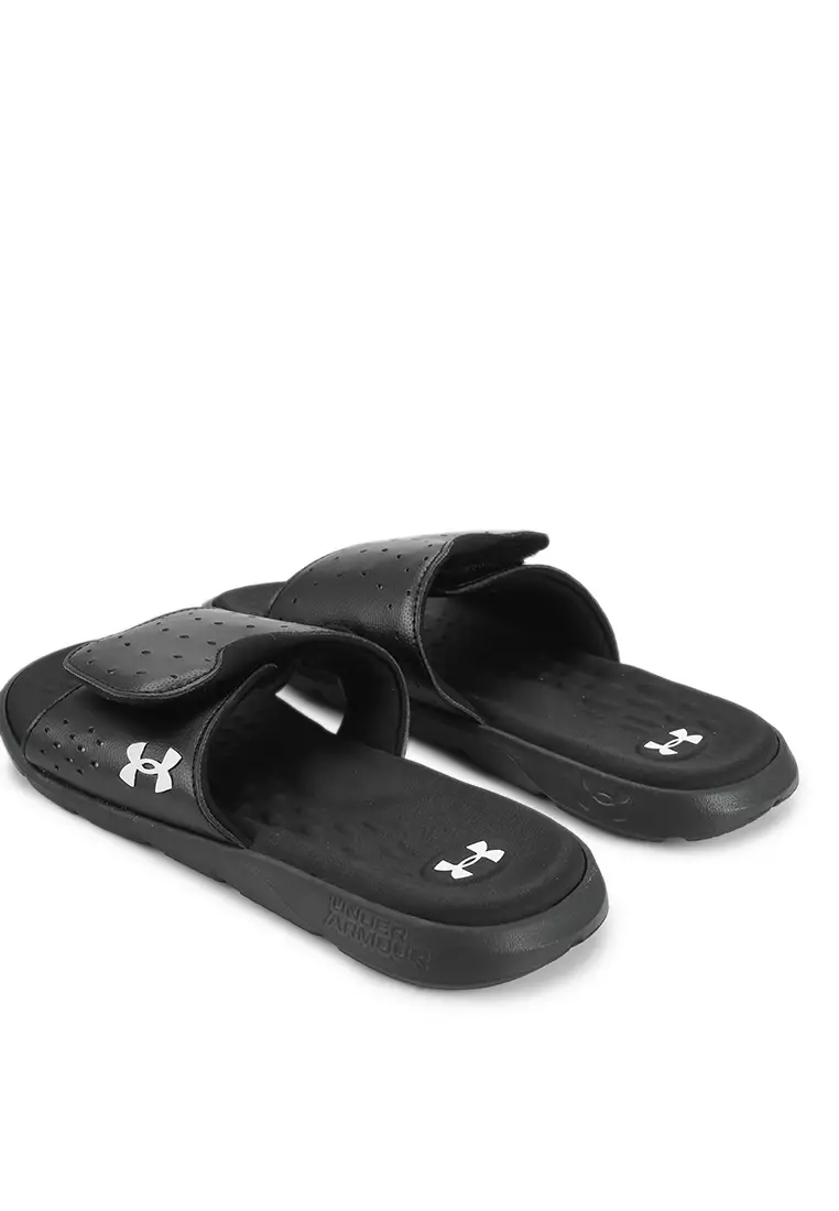 White under armour hot sale flip flops