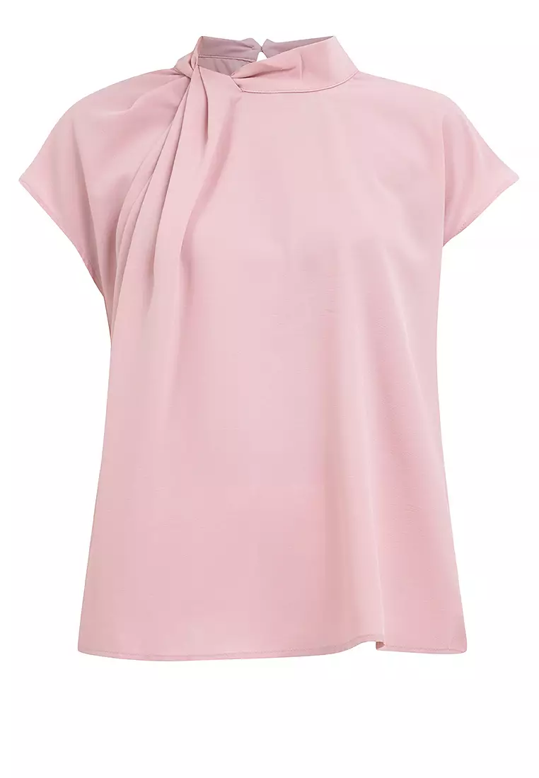 Denise Side Drape Blouse