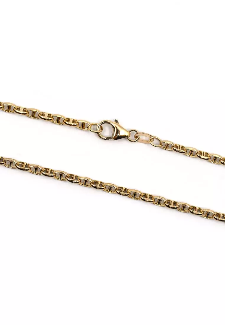 18K Italian Made Yellow Gold Necklace