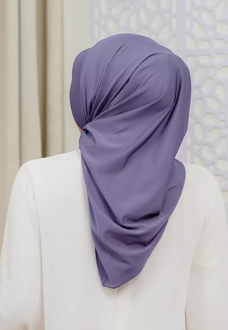 HIJAB INSTAN SOFTPAD AMEENA - PASTEL PURPLE