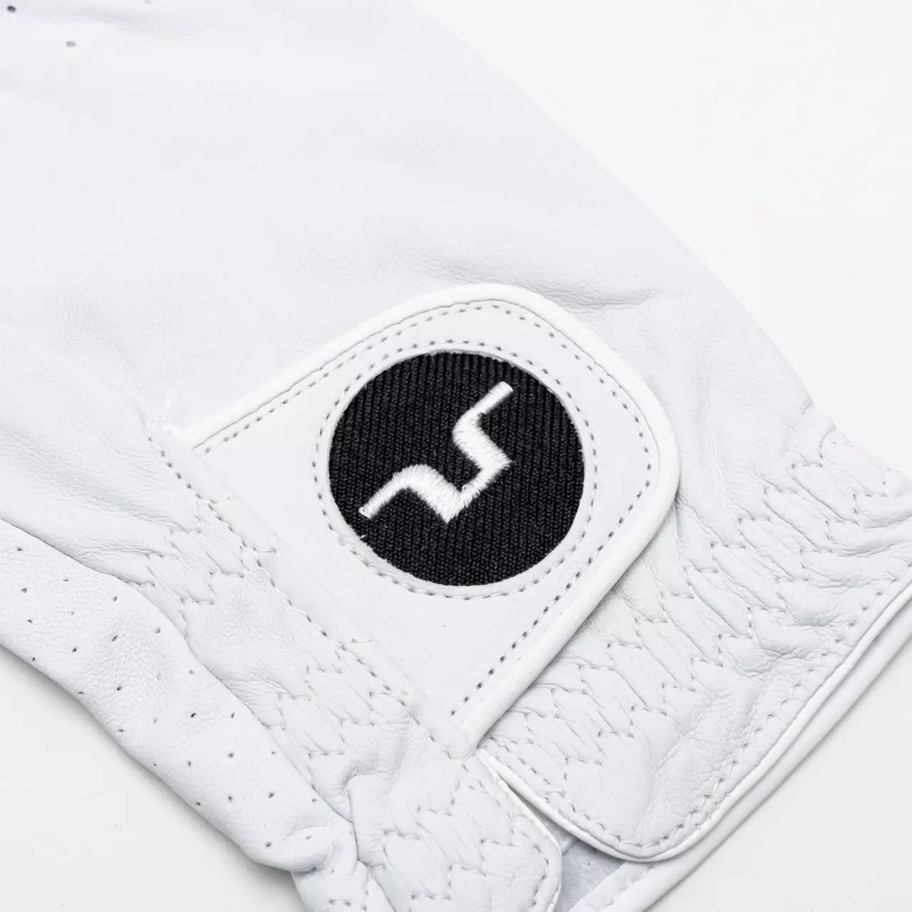 Ron Leather Golf Glove White