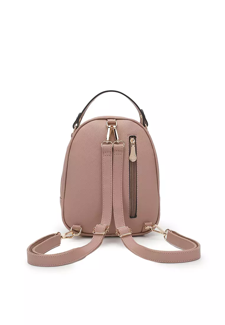 Women's Casual 2-Way Backpack - Pink