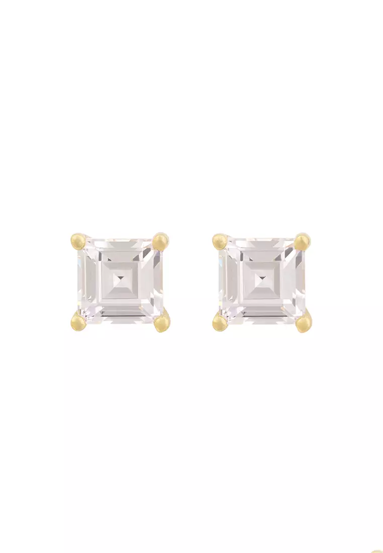 Gold clearance princess earrings