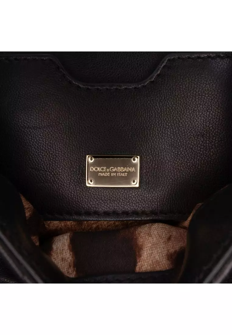 Pre-Loved Dolce & Gabbana Small Quilted Lambskin Lop Shoulder Bag