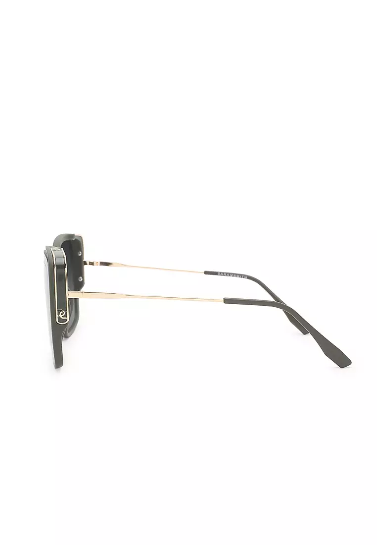 Unisex Fashion Sunglasses - Sand Mud Green