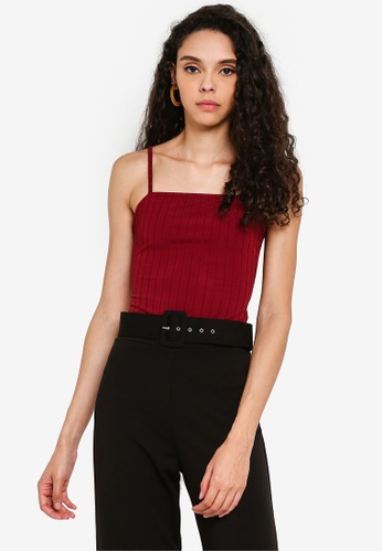 Buy Boohoo Petite Ribbed Tie Back Bodysuit Online Zalora Malaysia
