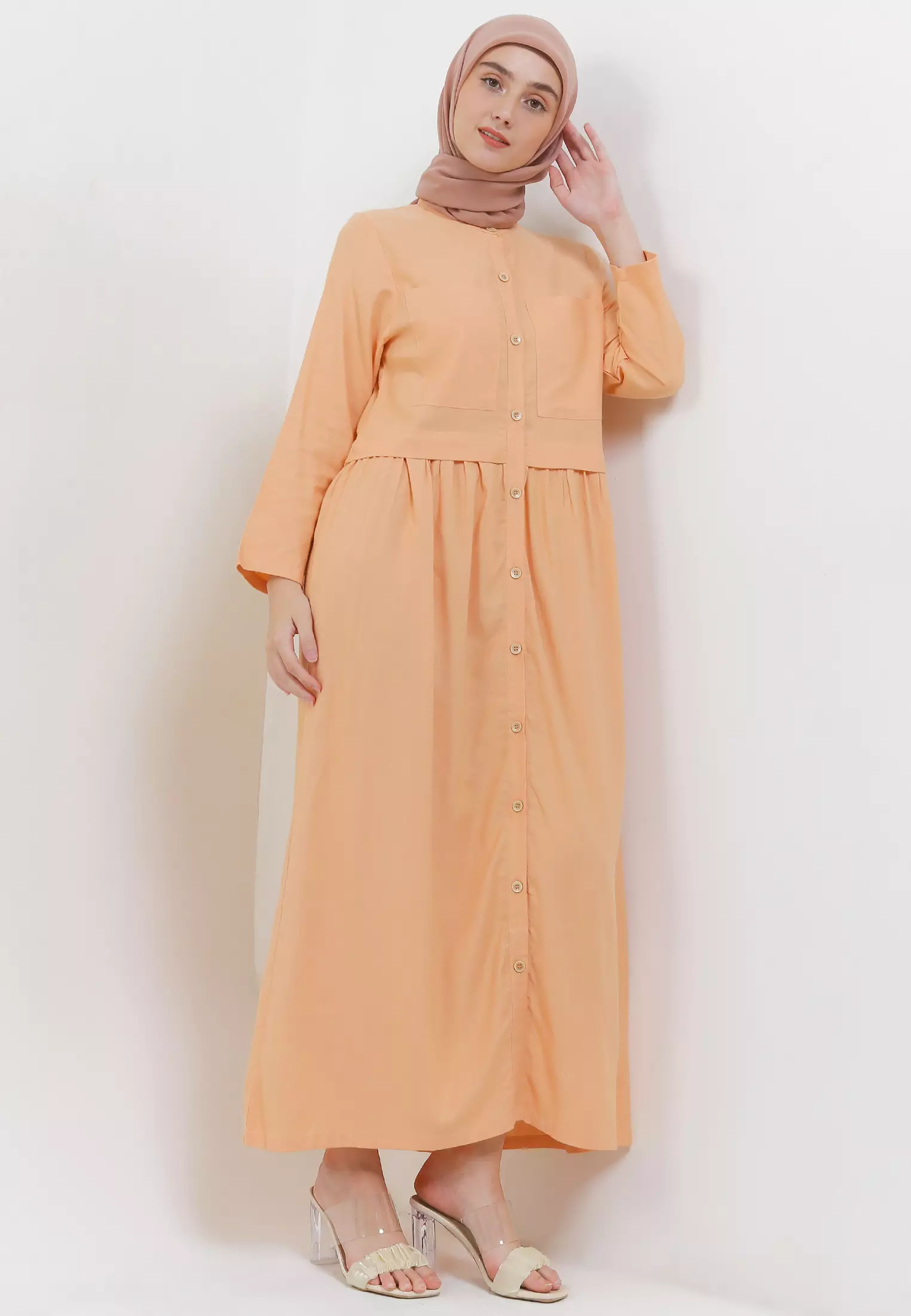 MFMW Masaya Dress Gamis Peach