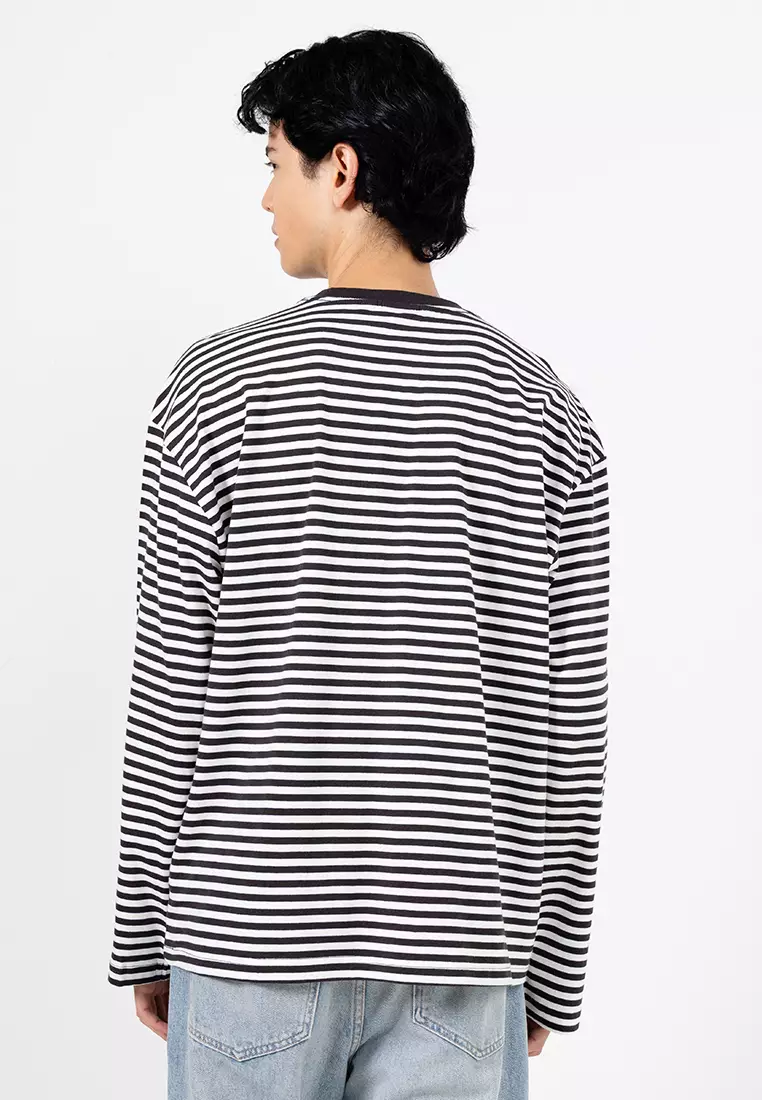 Cropped Fit Long Sleeves T-Shirt