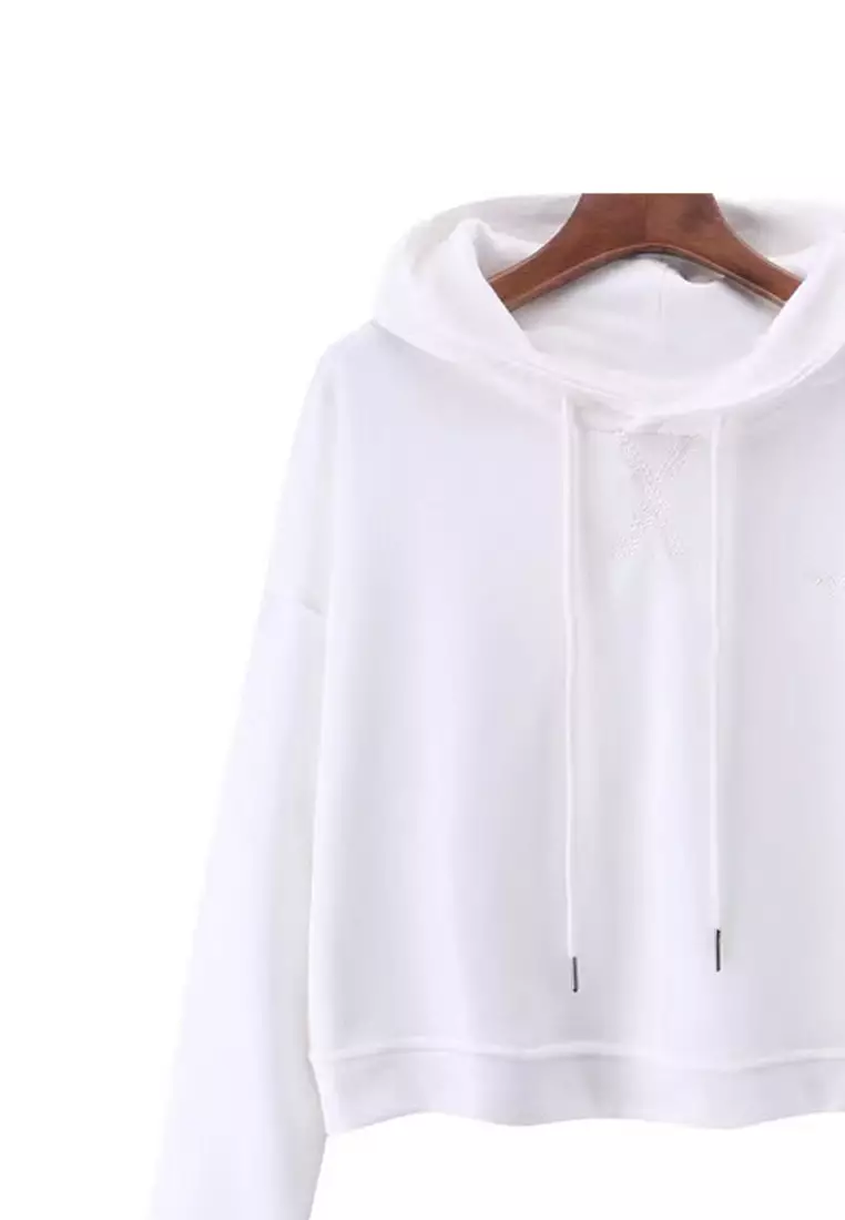 Pure white clearance hoodie