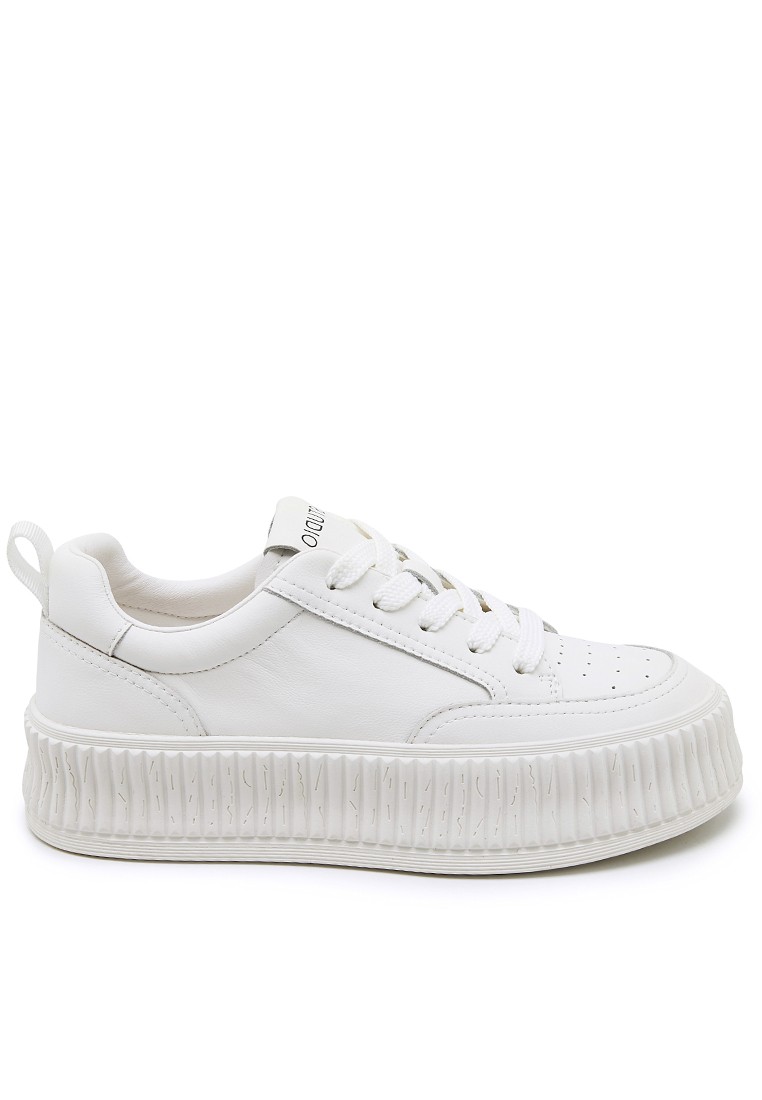 Platform Casual Leather Sneakers RX8891