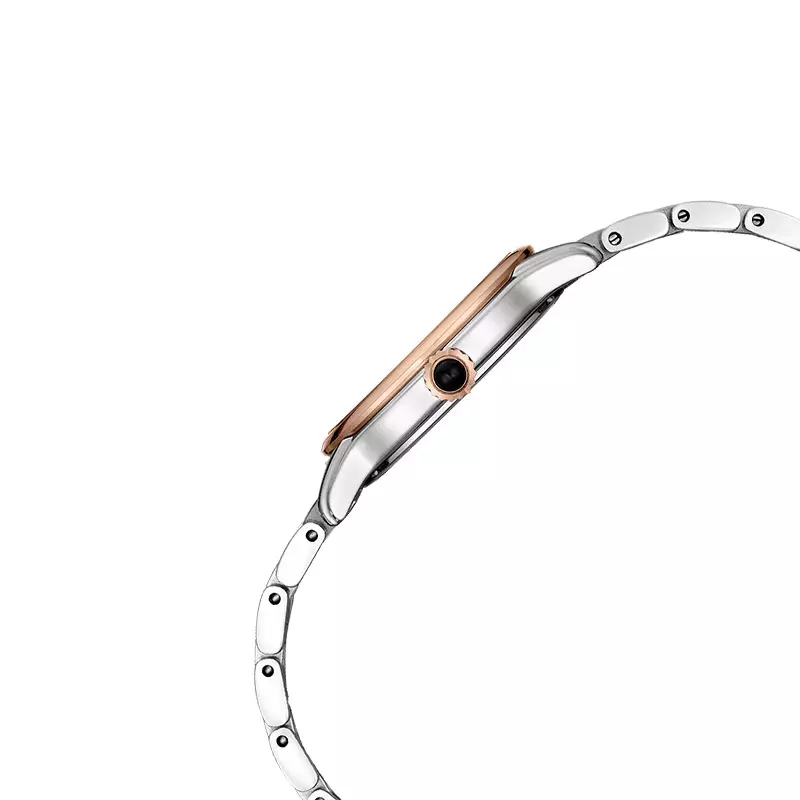 Jam Tangan Wanita Seiko Ladies SRZ542P1 Diamond Mother Of Pearl Dial Dual Tone Stainless Steel Strap