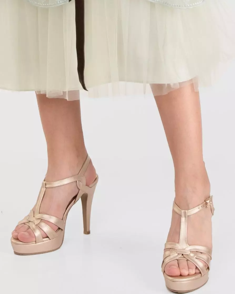 Heel Caroline Light Gold