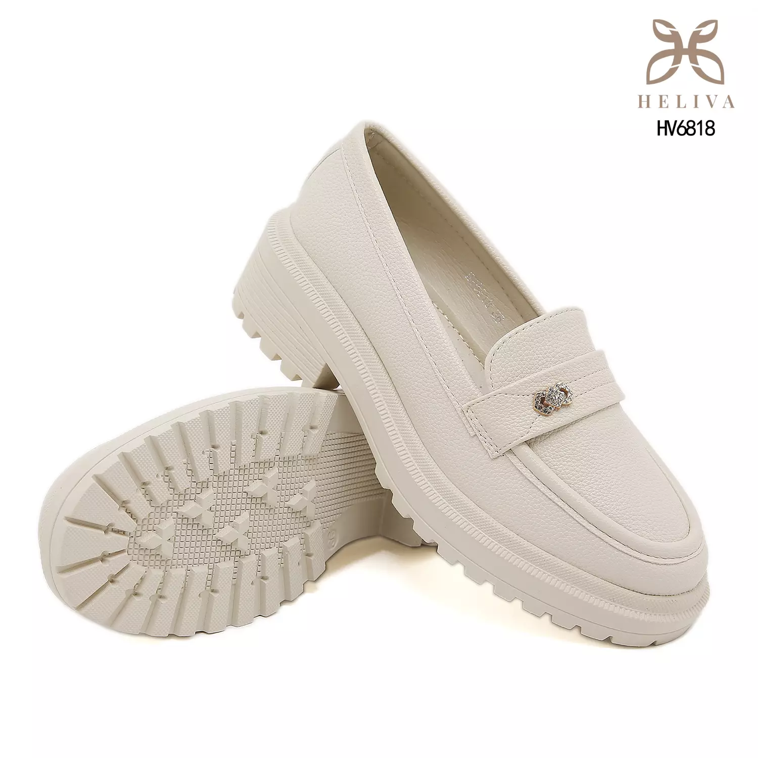 Heliva Zareen – Casual Luxe Loafers with Bold Platform HV6818