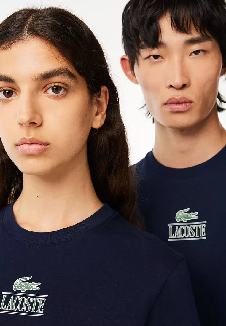 Buy Lacoste Iconic Print Cotton Jersey T-shirt 2024 Online | ZALORA ...