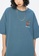 Twenty Eight Shoes blue VANSA Unisex Funny Cartoon Tiger Short-sleeved T-shirt VCU-T1612 DB793AAB291F73GS_1