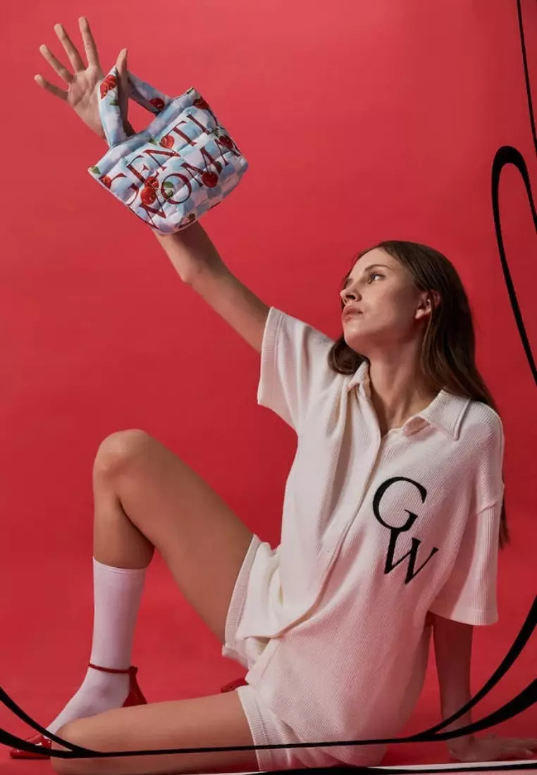 Cherry Crush Puffer Bag