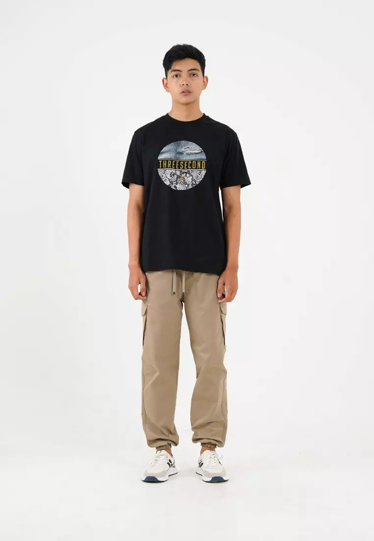 3Second Arnold T-Shirt Short Sleeve Cotton Lighweight Regular Fit OL-C320424