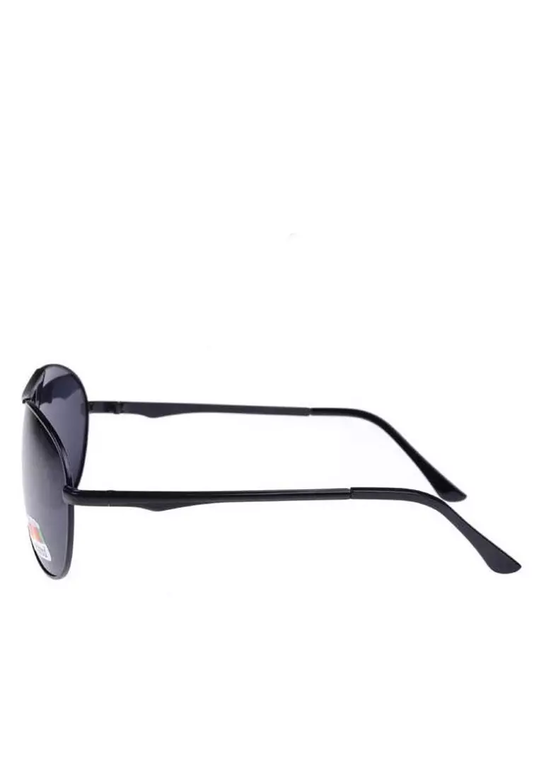 Adkins Sunglasses Kacamata Hitam Fashion Pria  Lensa Polarized UV Protection Frame Material Alloy ORIGINAL - Black Gray