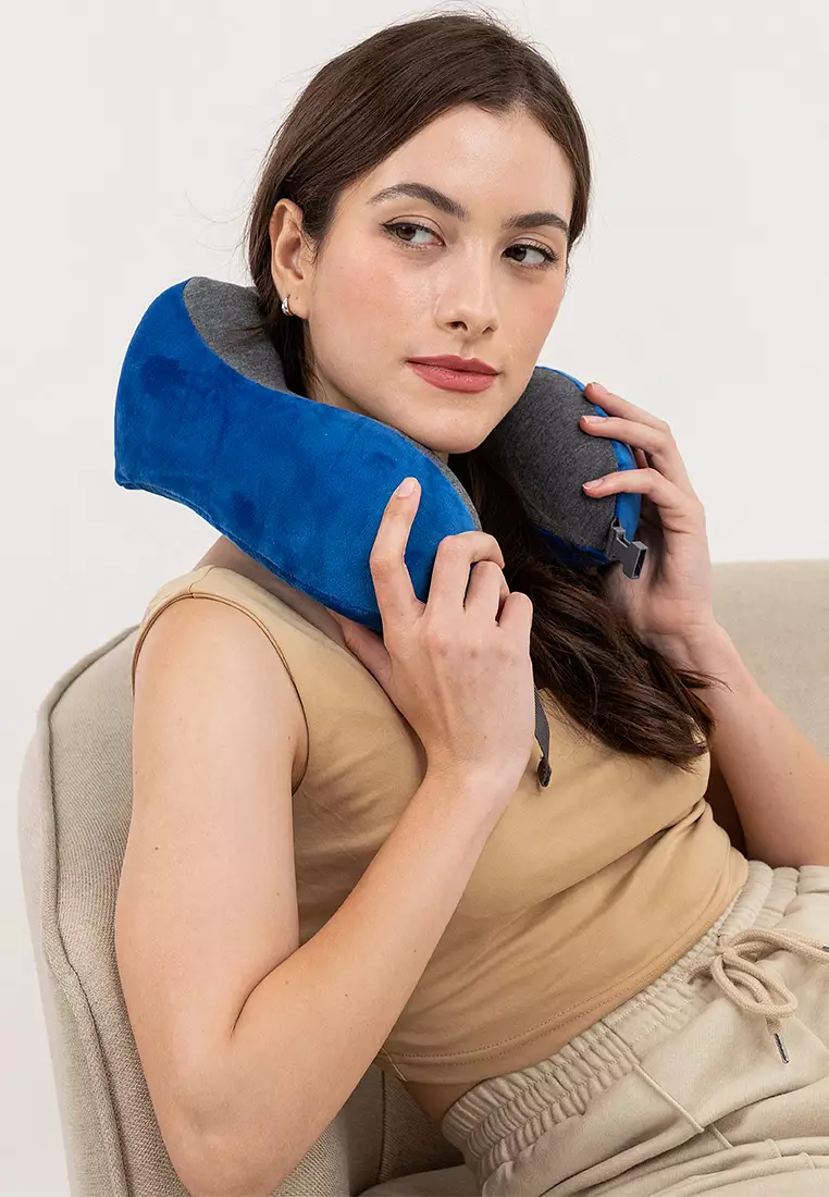 Perfect Rest Travel Neck Pillow Blue