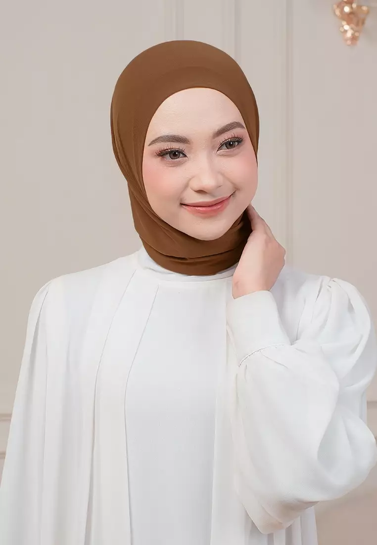HIJAB INSTAN QIARA - BROWN
