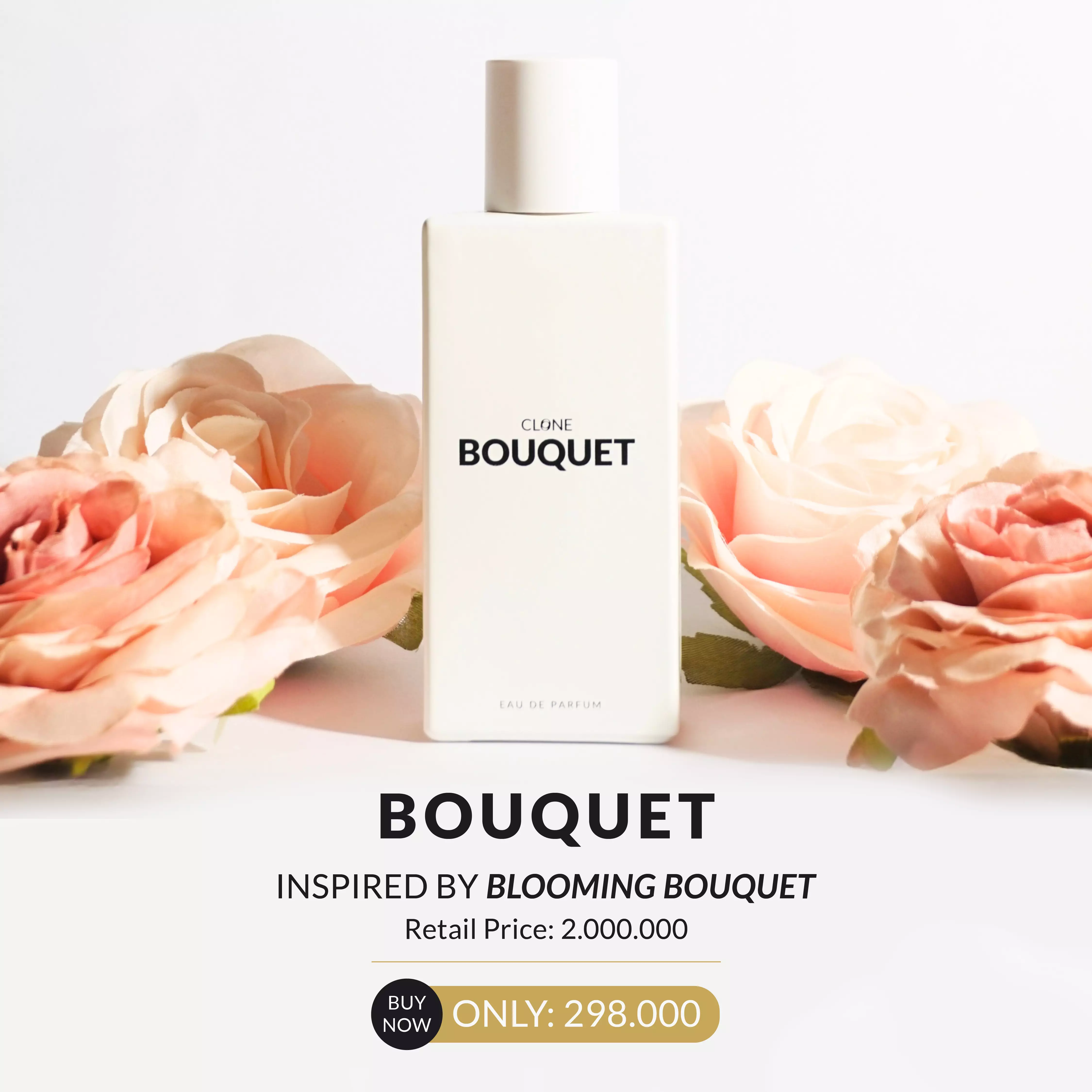 Clone Bouquet EDP (Inspired by Dior Blooming Bouquet) - 60 ML (Parfum Wanita)