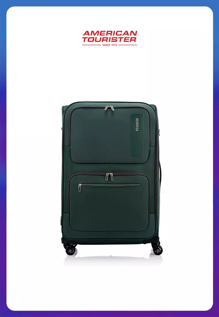 American Tourister Koper Softcase Maxwell Large 30 Exp TSA V2 - Green