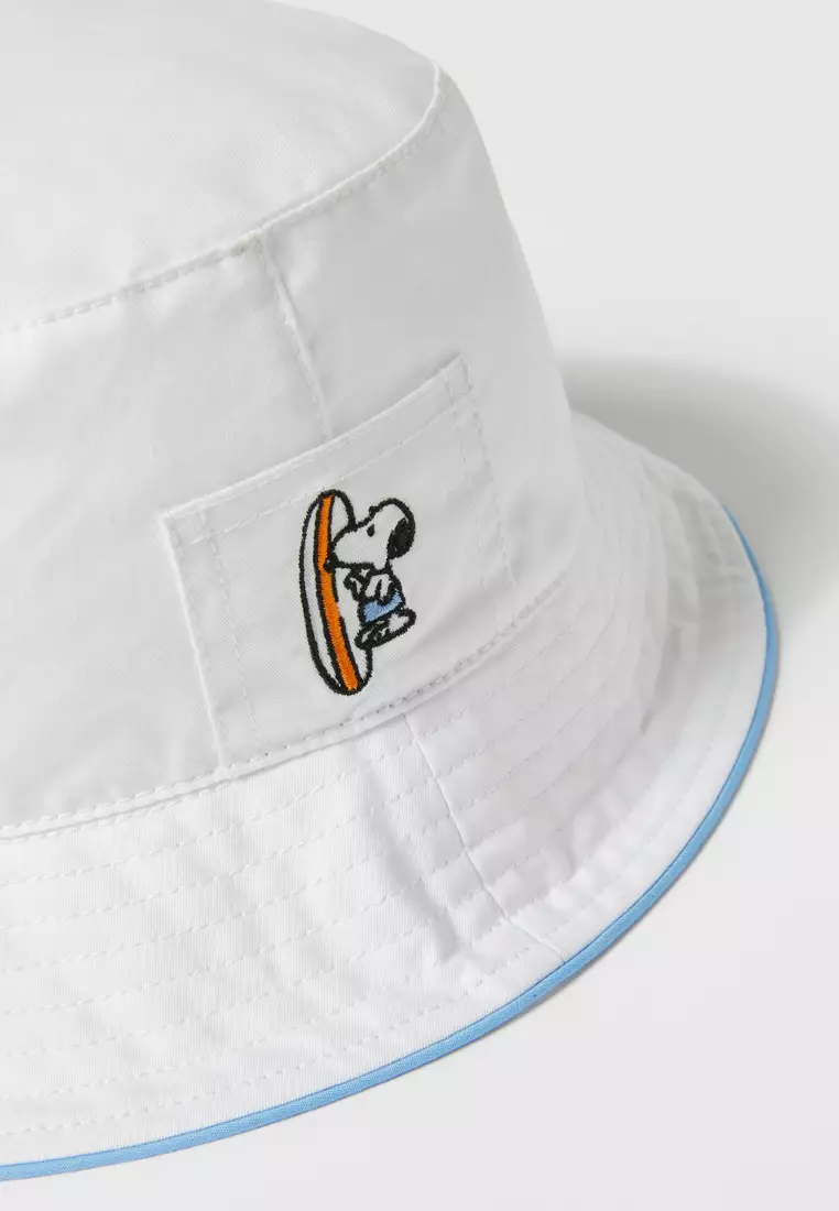 ZARA Snoopy Bucket Hat 2025 Buy ZARA Online ZALORA Hong Kong