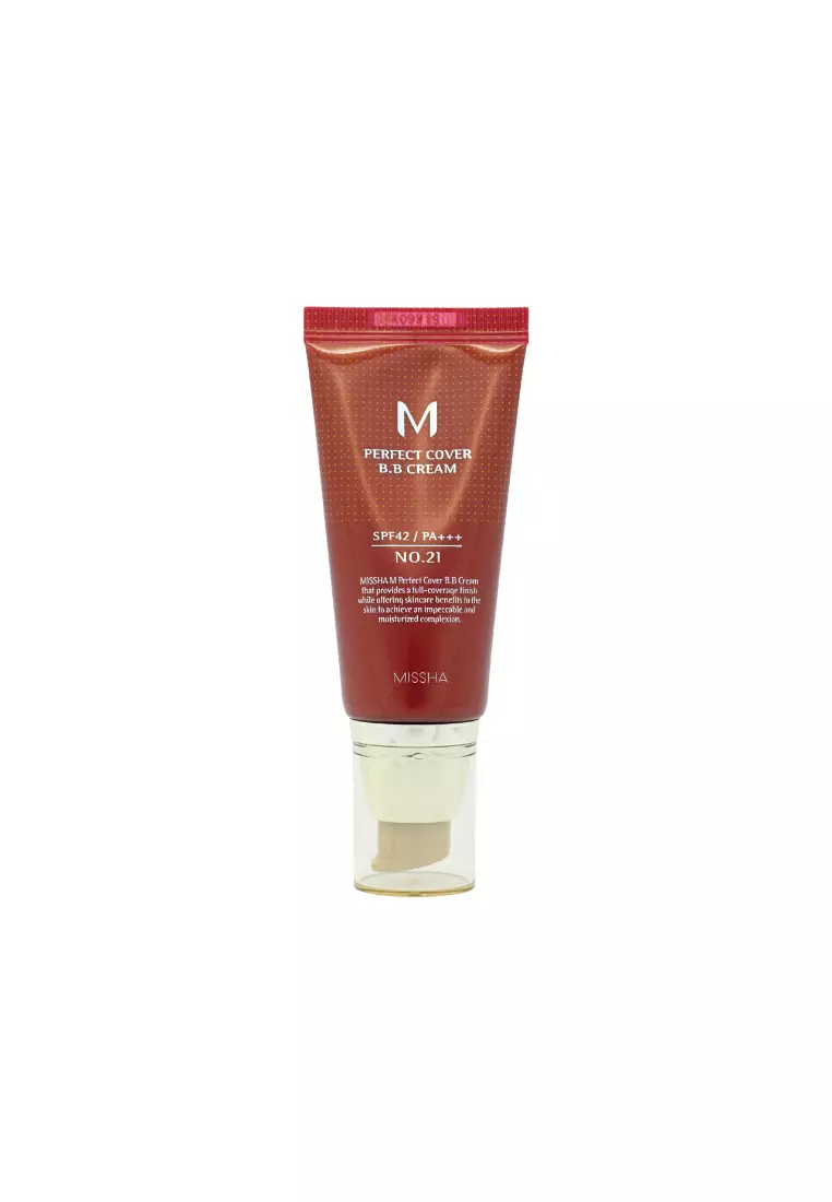 Missha M Perfect Cover BB Cream SPF42 PA+++ #21 Light Beige