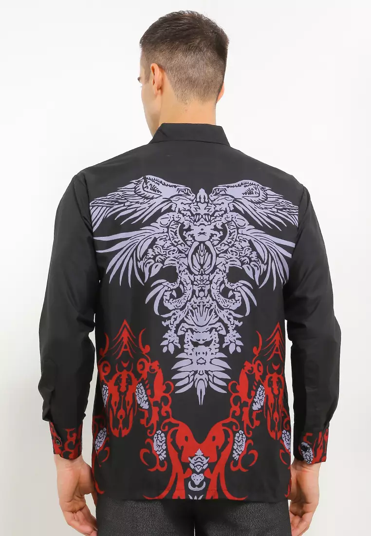 Adiwijaya Kemeja Batik Exclusive Premium Pria Casual Modern Lengan Panjang
