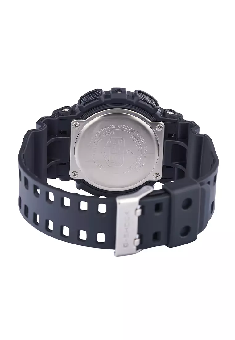 Jam Tangan Analog Digital Pria Casio G-Shock GA-110CD-1A3 - Green Dial - Black Resin Strap