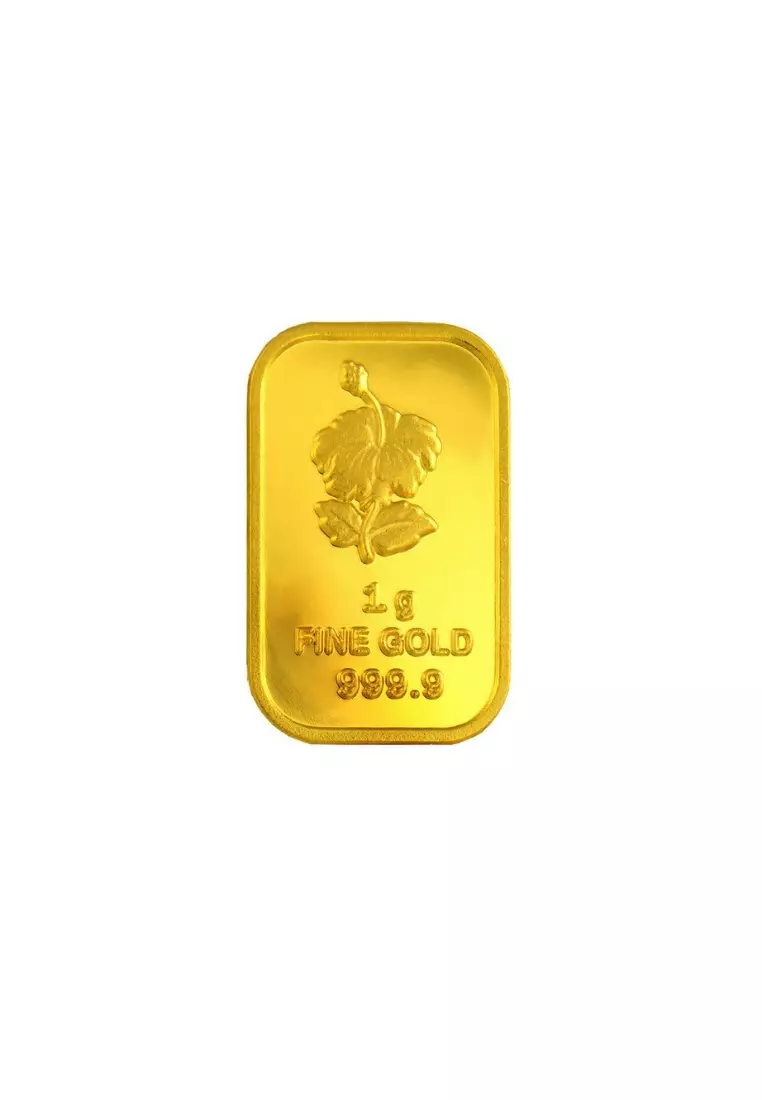 Buy Poh Kong Poh Kong 999 24K Pure Gold Bunga Raya Gold Bar 1g
