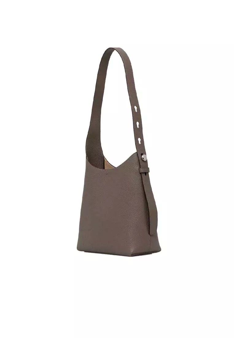 Small Romy Hobo Shoulder Bag Wild Mushroom 175172