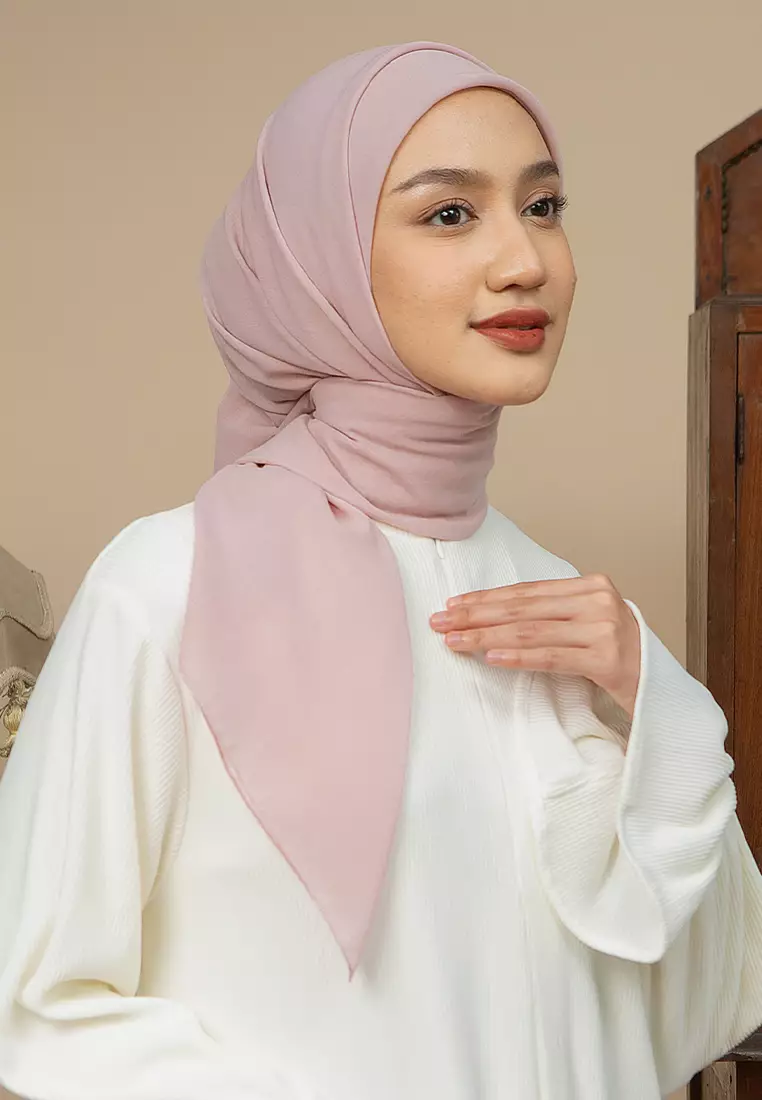 Nala Voal Square Soft Pink