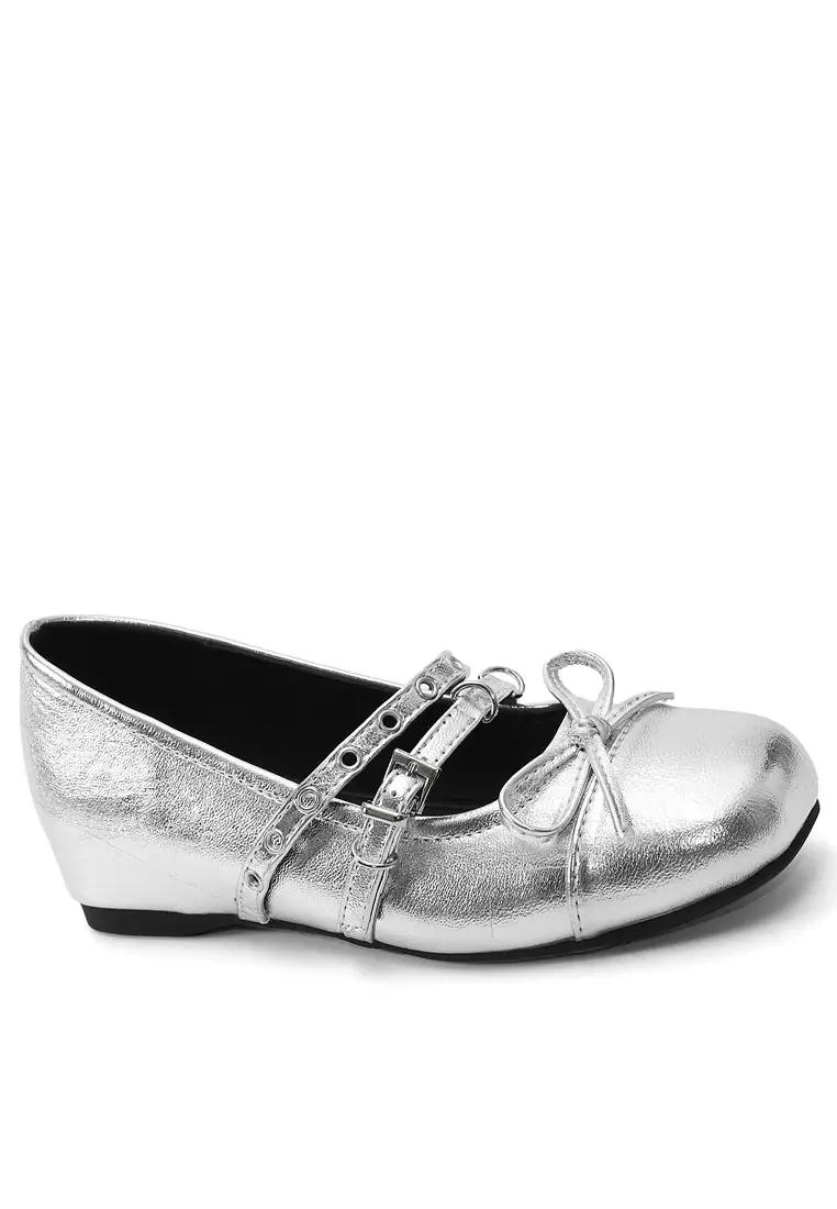 Twenty Eight Shoes Bowknot Elevated Heel Mary Jane Shoes WW619-2
