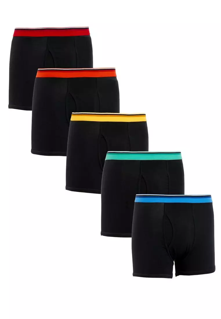 Buy MARKS & SPENCER M&S Collection 5pk Cotton Stretch Cool & Fresh™ Trunks  2024 Online