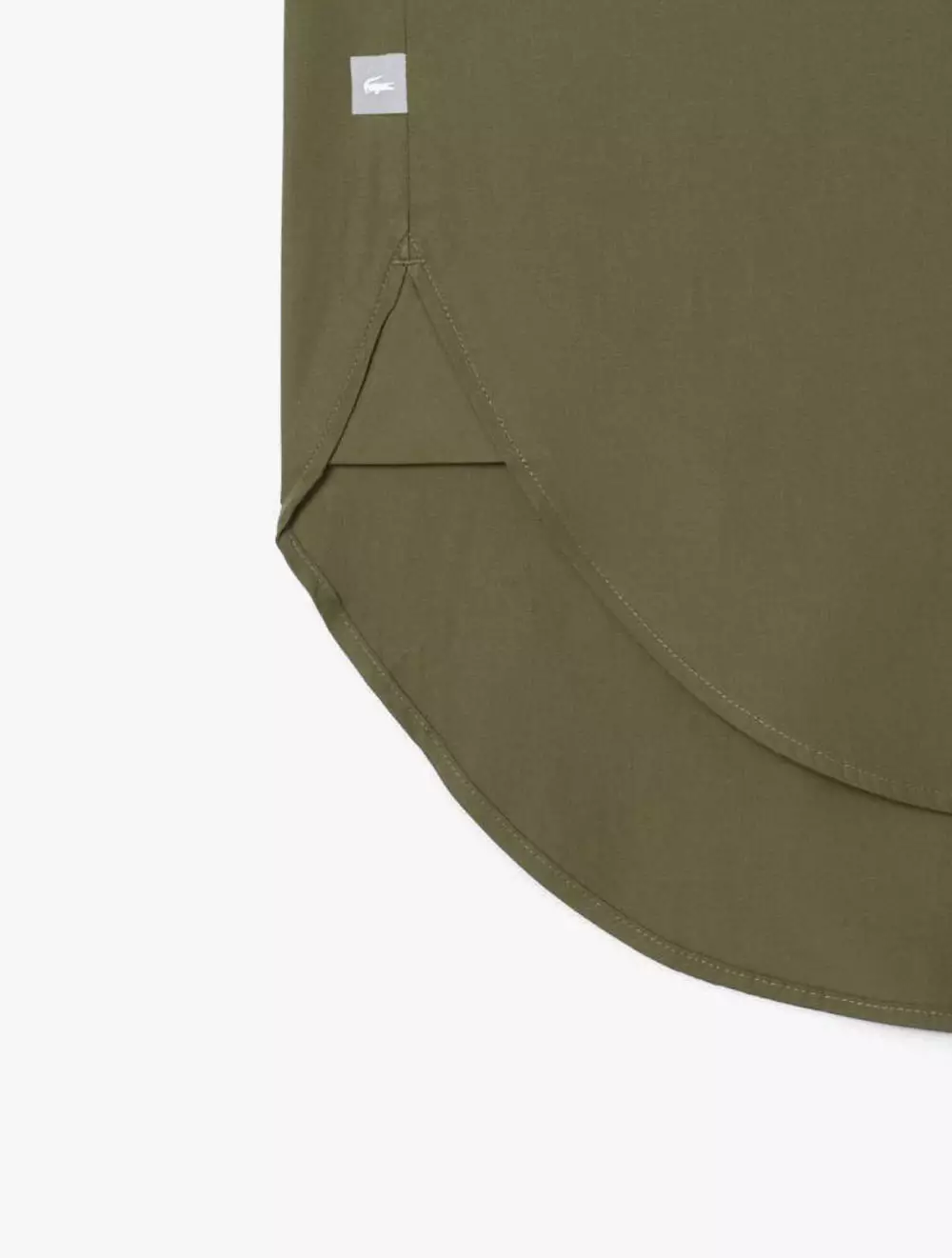 Oversized Cotton Poplin Shirt - Green