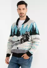 Harley davidson sale mens cardigan sweater