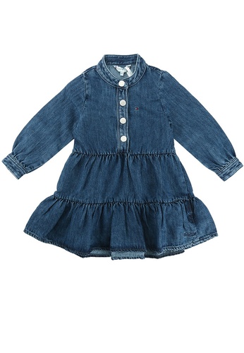 Tommy Hilfiger blue Denim Long Sleeves Dress EE14FKA366D414GS_1